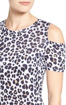 Thumbnail for your product : MICHAEL Michael Kors Petite Women's Lenus Leopard Print Cold Shoulder Top