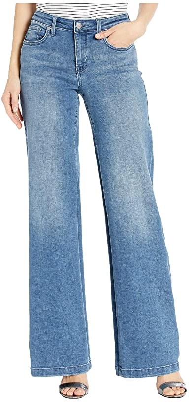 womens wide leg trouser jeans