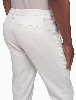 modern stretch slim fit linen blend chino pants