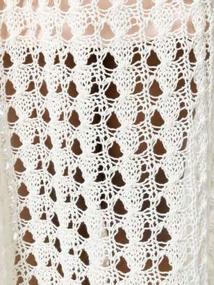 Jil Sander crochet detail dress