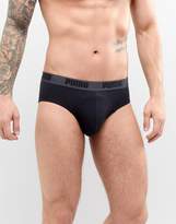 Thumbnail for your product : Puma 2 Pack Logo Briefs In Black 521030001230