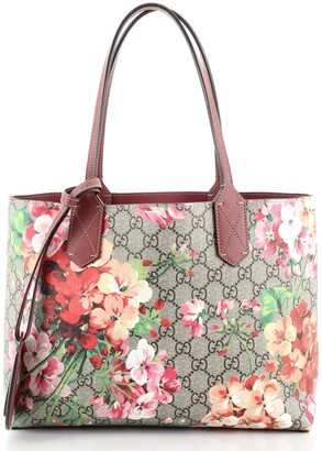 Gucci Reversible Tote Blooms GG Print Leather Small - ShopStyle