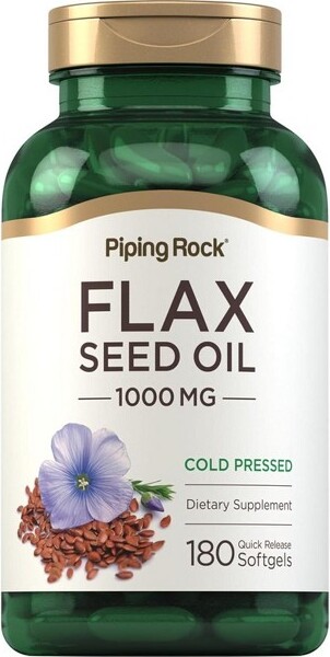 Piping Rock PipingRockFlaxseedOil1000mg|180Softgels