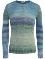 Thumbnail for your product : Roberto Collina Striped Crew Jumper