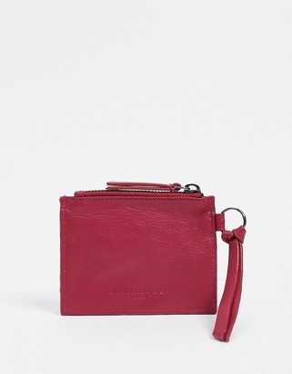 Urban Code Urbancode leather mini purse with card holder in metallic