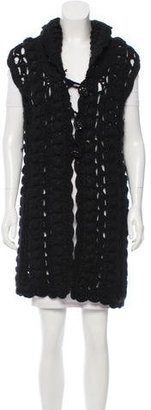 Chanel Crochet Hooded Vest