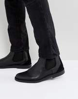 Thumbnail for your product : Selected Royce Leather Chelsea Boots In Black