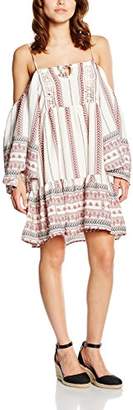 Glamorous Women's Boho Tunic Aztec 3/4 Sleeve Dress,(Manufacturer Size:Small)