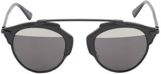 Christian Dior So Real Black Metal Sunglasses