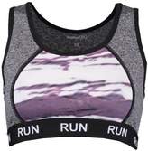 Thumbnail for your product : boohoo Fit 'Run' Slogan Sports Bra