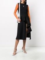 Thumbnail for your product : Off-White Ruffled-Detail Knitted Dress