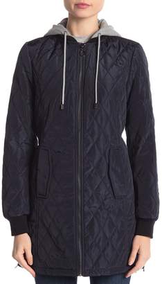 Sebby Hooded Mini Quilted Jacket