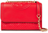 Thumbnail for your product : Tory Burch Embossed Quilted Leather Shoulder Bag