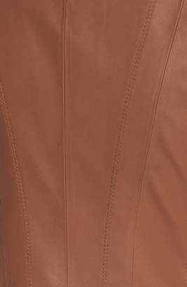 Andrew Marc Felicity Leather Moto Jacket