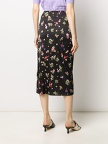 Thumbnail for your product : The Andamane Knotted Floral Wrap Dress