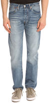 Thumbnail for your product : Levi's 501 Standard Light Blue Faded Jeans