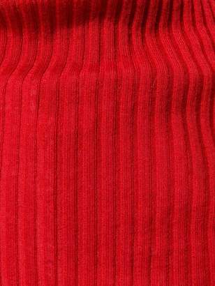 Balmain ribbed knit top