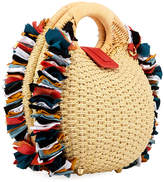 Thumbnail for your product : Sam Edelman Mariana Straw Paper Bowl Satchel Bag