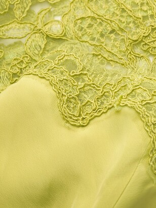 Ermanno Scervino Lace-Embroidered Sleeveless Midi Dress