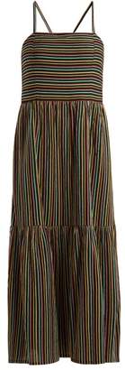 Ace&Jig Striped Cotton Maxi Dress - Womens - Black Stripe