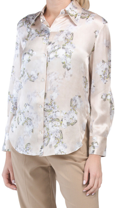 Silk Shell Blouse | Shop the world's largest collection of fashion 