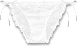 SilRiver Silk String Bikini Panties Sexy Ties Briefs Underpants