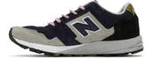 Thumbnail for your product : New Balance Grey and Navy MTL 575 Sneakers