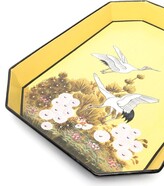 Thumbnail for your product : LES OTTOMANS Floral-Print Iron Tray