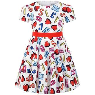 Moschino MoschinoBaby Girls Logo Hearts Dress