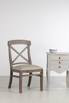 Thumbnail for your product : East At Main Upholstered Cross Back Dining Chairs - Set of 2 - 20" x 24.5" x 39"