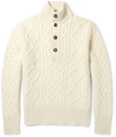 Thumbnail for your product : Michael Bastian Wool, Silk and Cashmere Cable-Knit Sweater