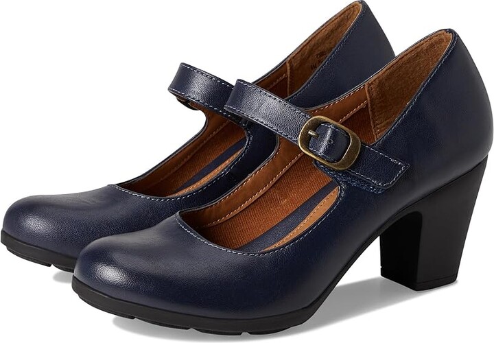 EuroSoft Netty Women's Shoes Navy : 9.5 M, Leather