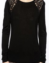 Thumbnail for your product : Vila Siantic Lace Insert Top