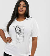 Thumbnail for your product : Neon Rose Plus relaxed t-shirt with zodiac print
