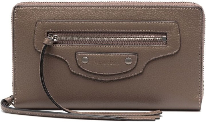 balenciaga classic continental wallet