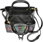 Thumbnail for your product : Moschino Black Leather Mini Satchel Bag w/Detachable Shoulder Strap