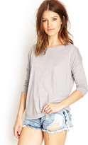 Thumbnail for your product : Forever 21 Linen-Blend Dolman Top