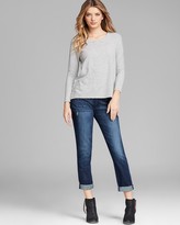 Thumbnail for your product : James Perse Pullover - Mini Stripe Raglan