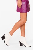 White Nasty Gal Boots