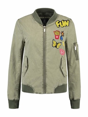 Rino&Pelle Roni Women's Jacket with Patches - Green - S