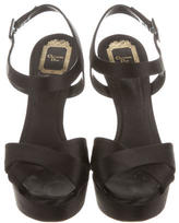 Thumbnail for your product : Christian Dior Embellished Cannage Sandals