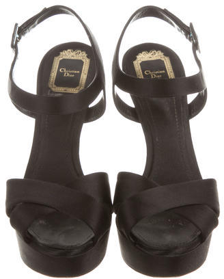 Christian Dior Embellished Cannage Sandals