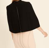 Thumbnail for your product : Amanda Wakeley Midtown Black Tailored Cape