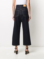 Thumbnail for your product : Golden Goose Sequin Panels Wide Jeans