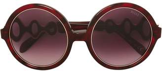 Emilio Pucci oversized round frame sunglasses