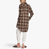 Thumbnail for your product : James Perse Military Plaid Boyfriend Shirt