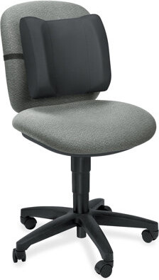 Fellowes Mfg. Co. High-Profile Backrest Back Support with Soft Brushed Cover
