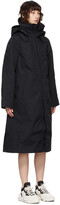 Thumbnail for your product : Y-3 Black Bonded Hooded Racer Coat