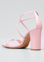 Thumbnail for your product : Alexandre Birman Miki Leather Ankle Sandals