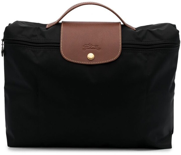 Longchamp small Le Pliage briefcase ShopStyle Satchels & Top Handle Bags